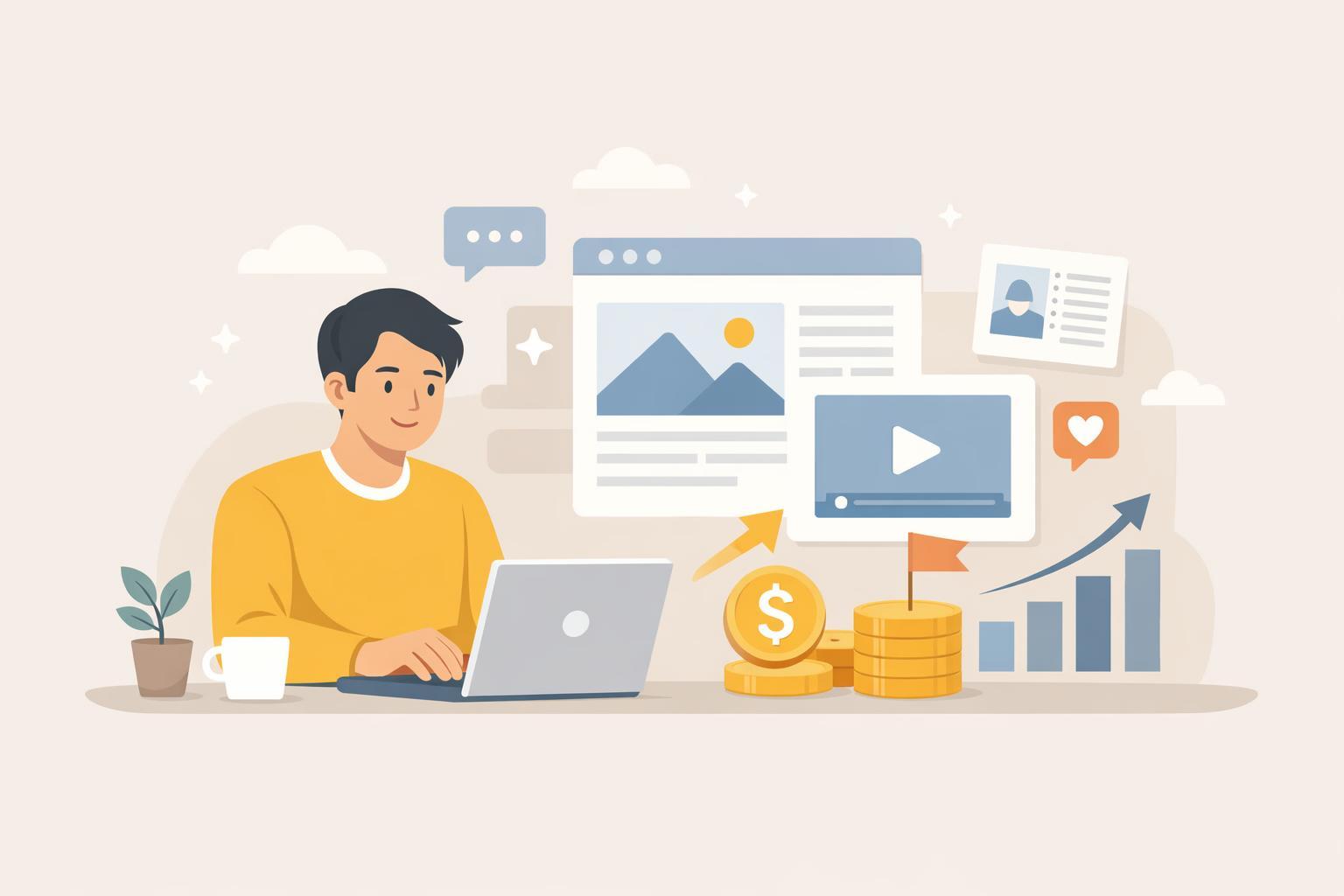 온라인 자산 만들기